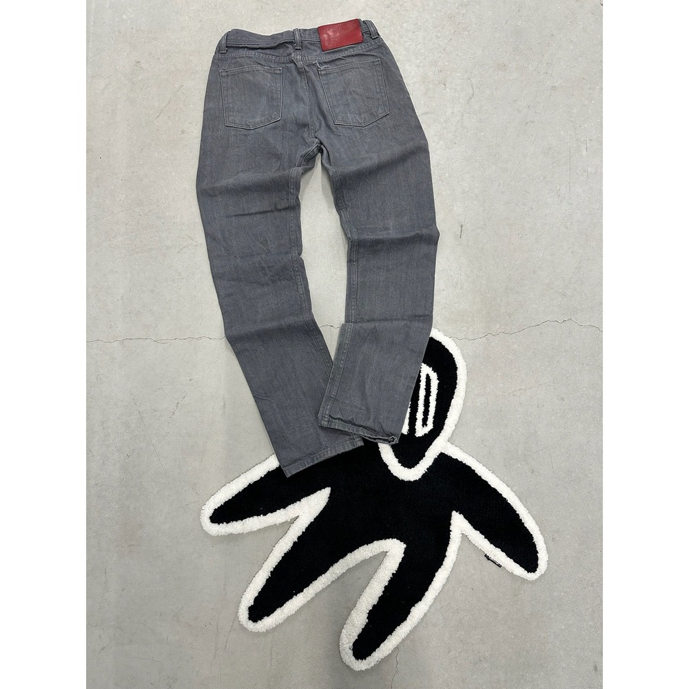 Naked &‎ Famous Weird Guy Grey Selvedge Jeans 32 Mens Grey Denim 011063